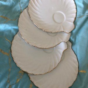 BONE CHINA SHELL SHAPED DISHES REDUCED